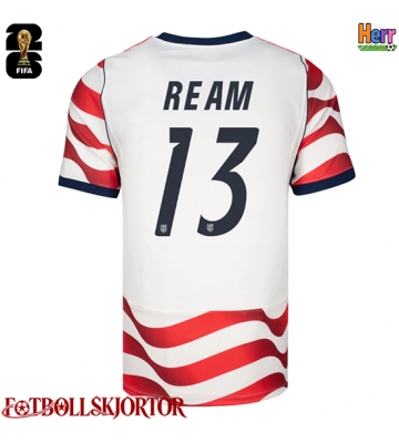 Förenta stater Tim Ream #13 Hemmatröja VM 2026 Kortärmad